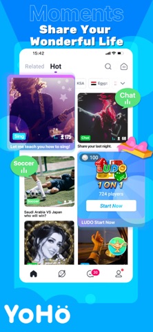 YoHo - Group Voice Chat App Store screenshot 1