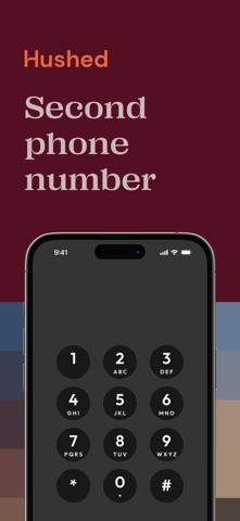 Hushed: US Second Phone Number App Store screenshot 1