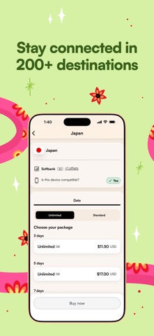 Airalo: eSIM for travel & data App Store screenshot 2