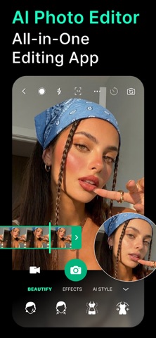 YouCam Perfect:AI Photo Editor App Store screenshot 1