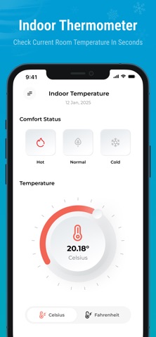 Indoor Thermometer App Store screenshot 1