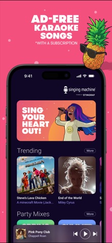 Singing Machine Karaoke App Store screenshot 1