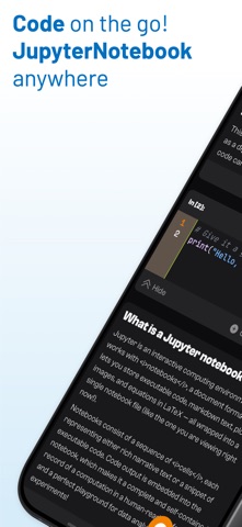 Jupyter Notebook - JuNote App Store screenshot 1