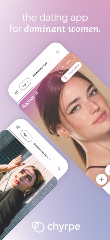 Chyrpe: Female-Led Dating App Store screenshot 1