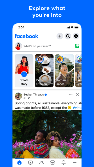 Facebook App Store screenshot 1