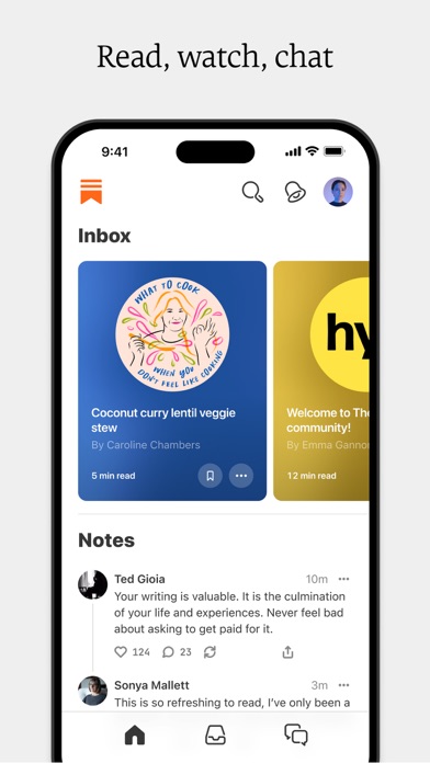 Substack App Store screenshot 1