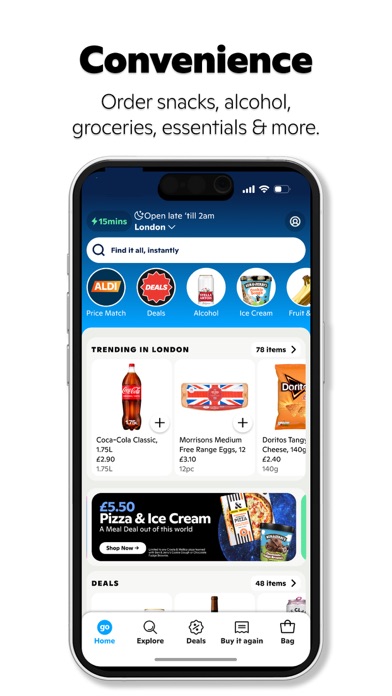 Gopuff - Grocery Delivery App Store screenshot 2