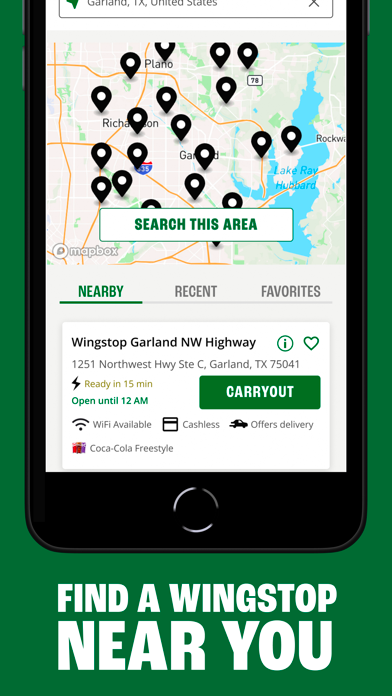 Wingstop App Store screenshot 2