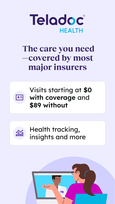 Teladoc Health App Store screenshot 1