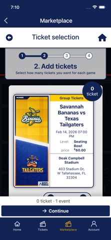 Fans First Tickets App Store screenshot 2