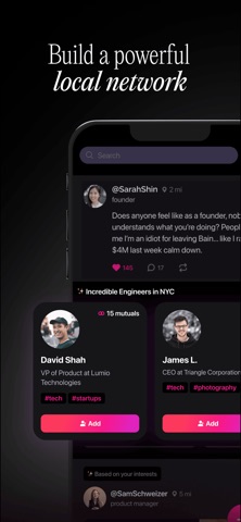 Clockout - Network Socially App Store screenshot 2