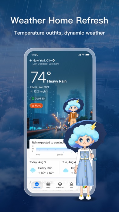 MojiWeather: Weather Radar App Store screenshot 1
