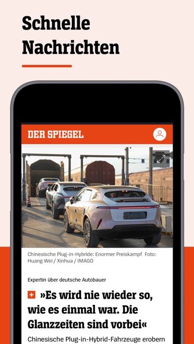 DER SPIEGEL - Nachrichten App Store screenshot 1