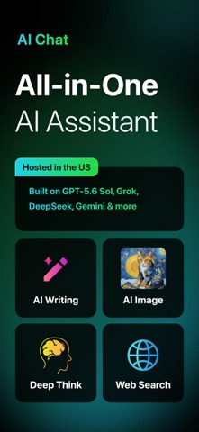 AI Chatbot & Design Assistant App Store screenshot 1