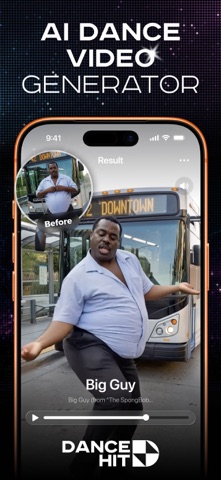 DanceHit: AI Dance Generator App Store screenshot 1