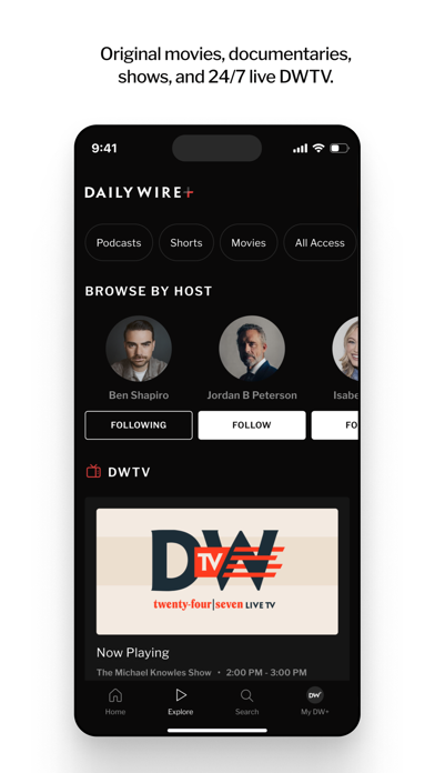 DailyWire+ App Store screenshot 2