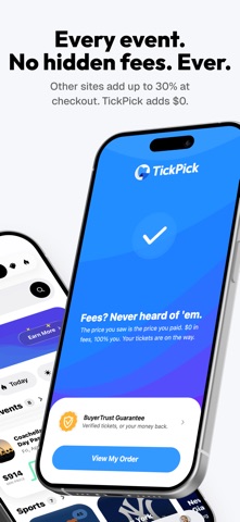 TickPick: No Fee Tickets App Store screenshot 2