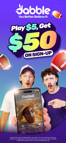Dabble - Real Money Pick 'Em App Store screenshot 1