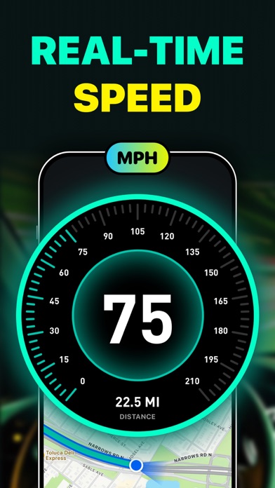 Speedometer: MPH Tracker App Store screenshot 1