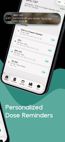 PeptidePal – Peptide Tracker App Store screenshot 2