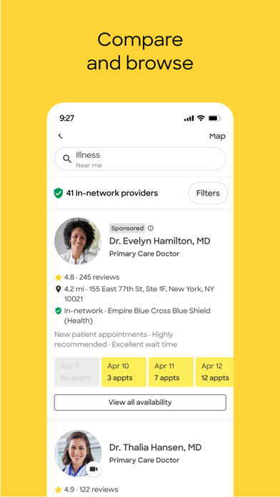 Zocdoc - Find and book doctors App Store screenshot 2
