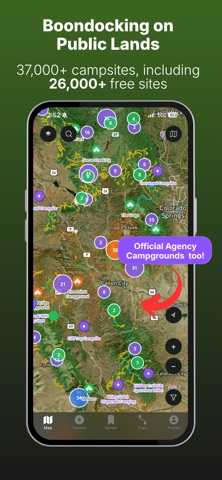 Dispersed - Free Camping App Store screenshot 1