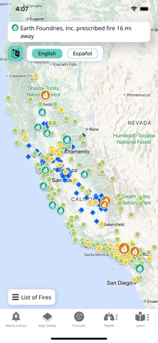 California Smoke Spotter App Store screenshot 1