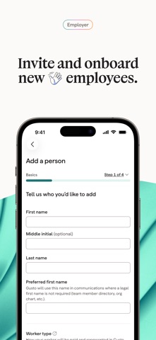 Gusto Mobile App Store screenshot 2