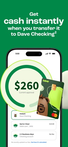 Dave: Credit, Cash & Money App App Store screenshot 2