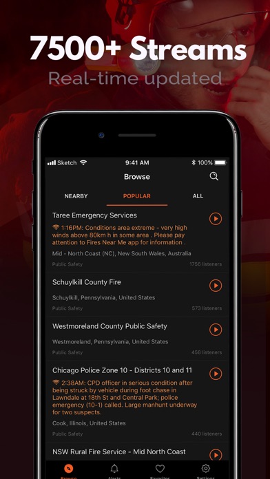 Police Scanner: Fire Radio App Store screenshot 2