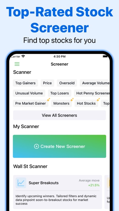 Stock Scanner Screener AI App Store screenshot 2