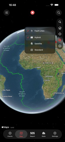 Earthquake Hub & Alerts App Store screenshot 1