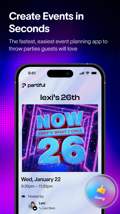 Partiful: Party Invite Maker App Store screenshot 1