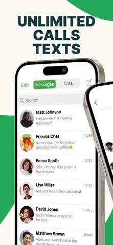 textPlus: Text Message + Call App Store screenshot 2