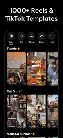 Muse: Reels Video Editor App Store screenshot 1