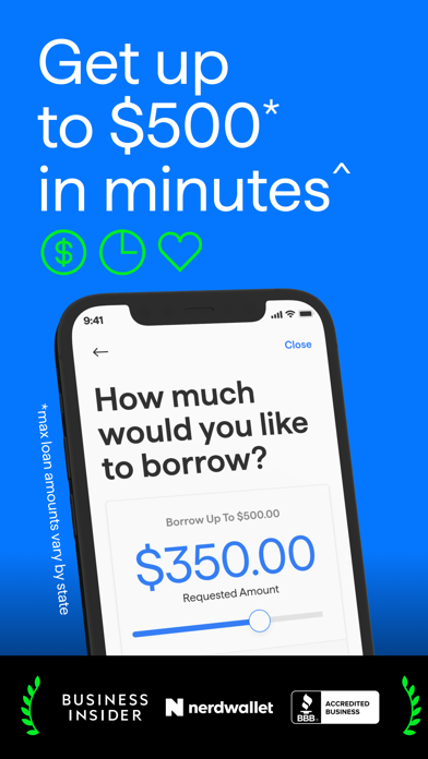 Possible: Fast Cash & Credit App Store screenshot 1