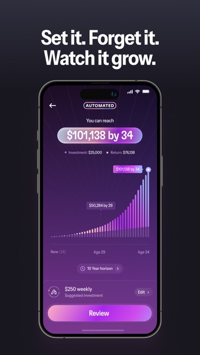 Alinea: Automated Investing App Store screenshot 2