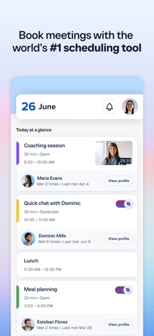 Calendly: Meeting Scheduling App Store screenshot 1