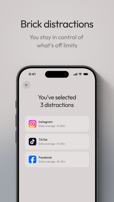 Brick - Ditch Distractions App Store screenshot 2