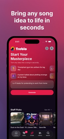 Treblo - AI Music App Store screenshot 2