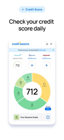 Credit Sesame: Grow Your Score App Store screenshot 2