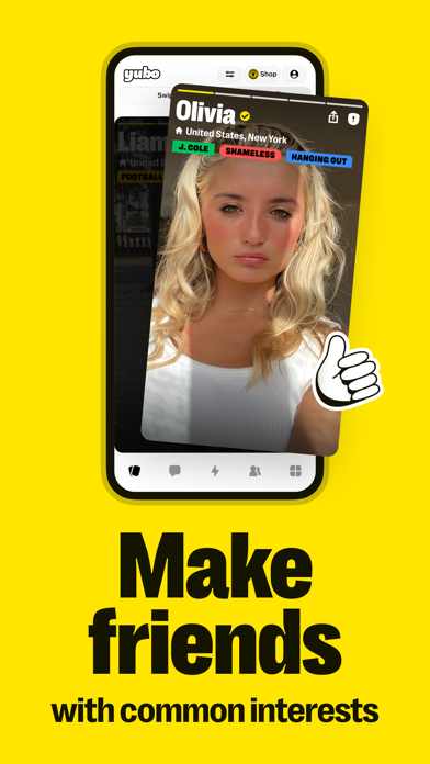 Yubo: Chat Meet & Make Friends App Store screenshot 1