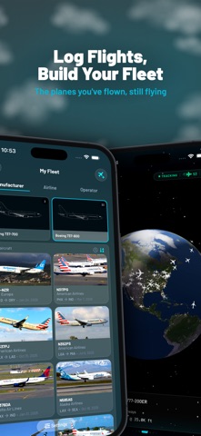 Fleet: Planes You’ve Flown App Store screenshot 1
