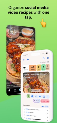 Honeydew: Recipe & Cookbook AI App Store screenshot 1